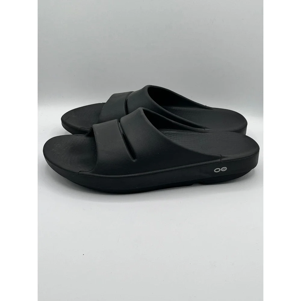 OOFOS OOriginal Sport Slide Sandals Men Black Athletic Recovery Sz EU 43 US 10